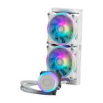 WATER COOLER COOLERMASTER MASTERLIQUID ML240 ILLUSION WHITE png