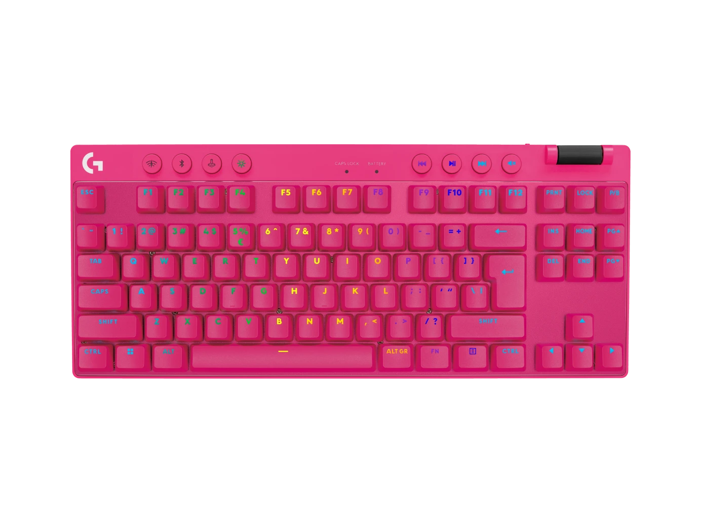 TECLADO LOGITECH PRO X TKL LIGHTSPEED MAGENTA