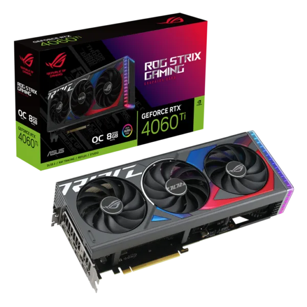 VGA ASUS RTX 4060 TI ROG STRIX OC png