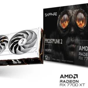 VGA SAPHIRE RADEON RX 7700 XT PURE 12GB FROSTPUNK 2 WHITE GDDR6