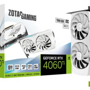 VGA ZOTAC RTX 4060TI 8GB TWIN EDGE OC WHITE