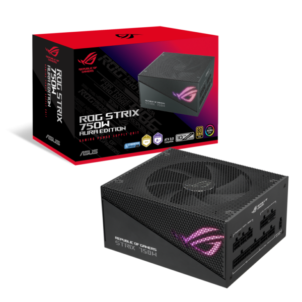 FUENTE ASUS ROG STRIX 750W AURA GAMING 80 PLUS GOLD