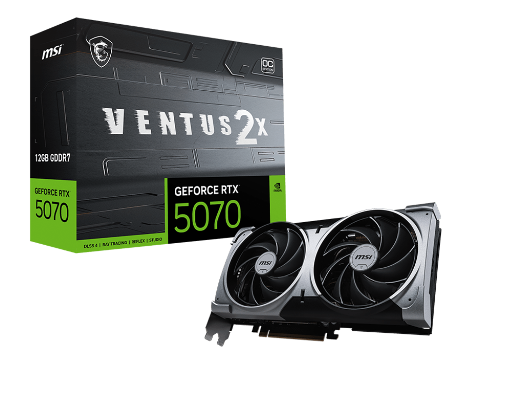 VGA MSI GEFORCE RTX 5070 VENTUS 2X OC 12G