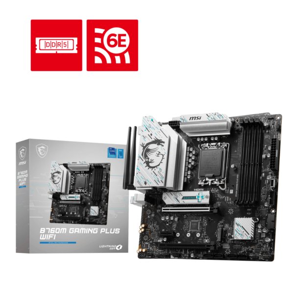 MOTHER MSI (S1700) B760M GAMING PLUS WIFI