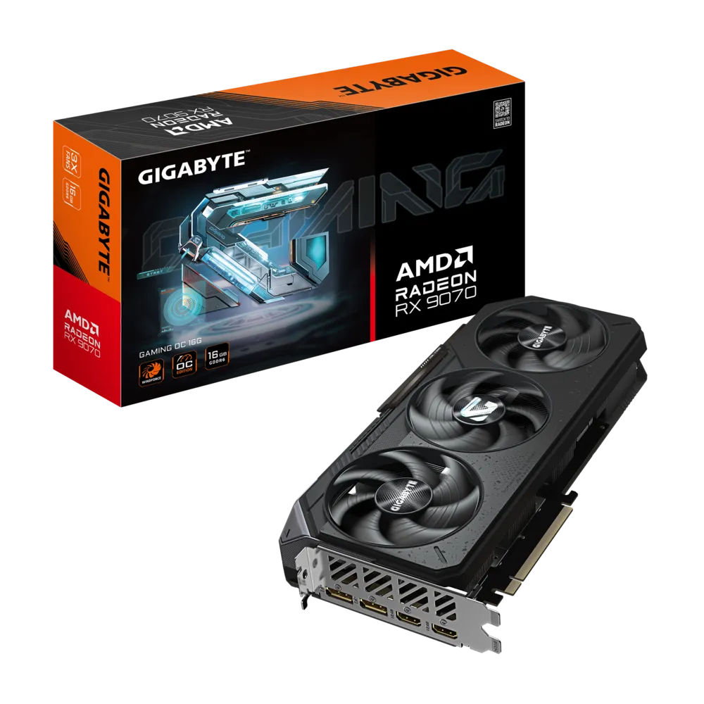 VGA GIGABYTE AMD RADEON RX 9070 GAMING OC 16GB
