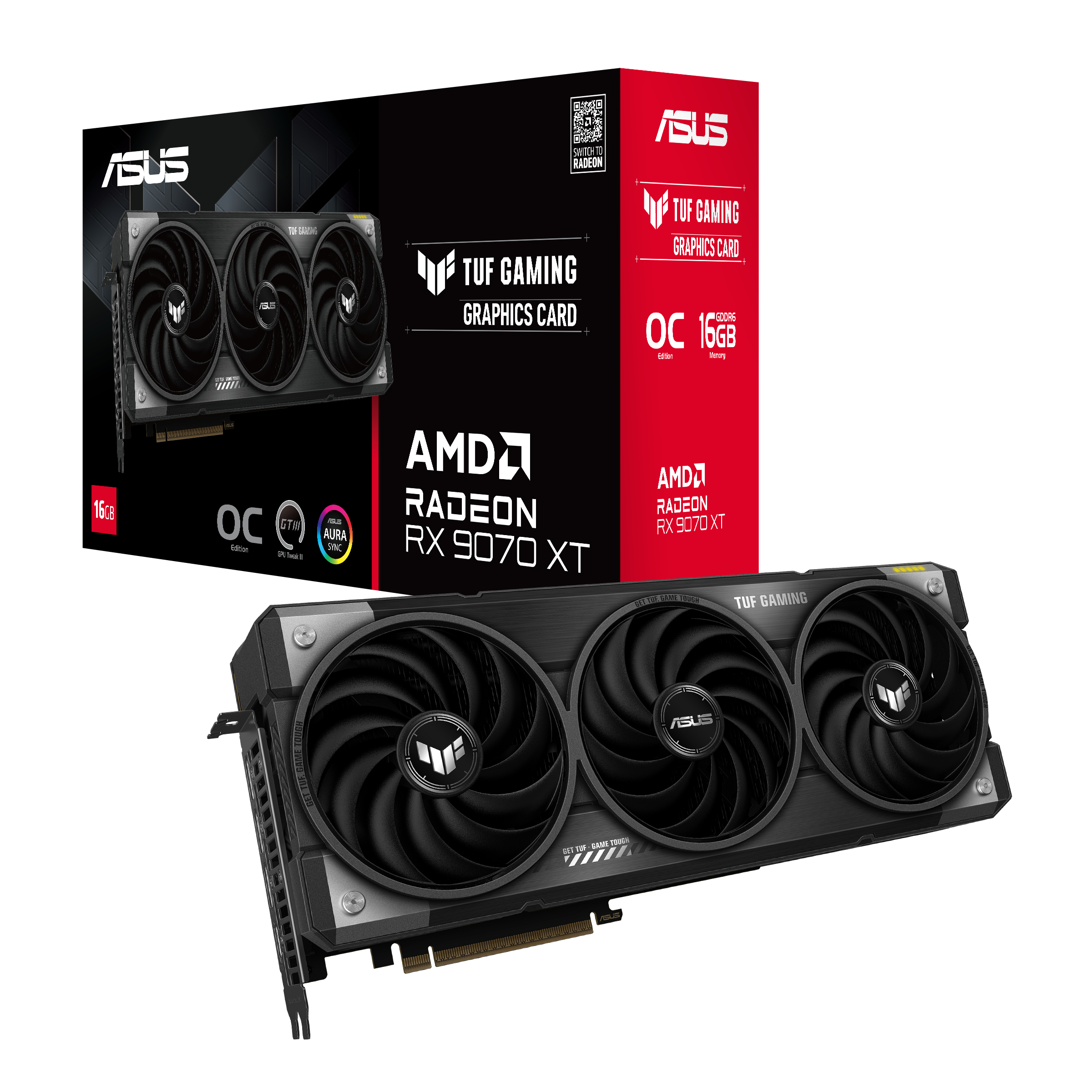 VGA ASUS RX 9070 XT TUF GAMING 16GB OC