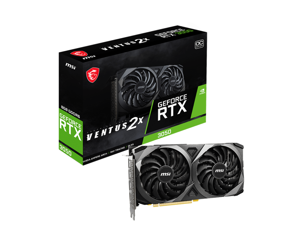VGA MSI RTX 3050 VENTUS 2X OC 8GB