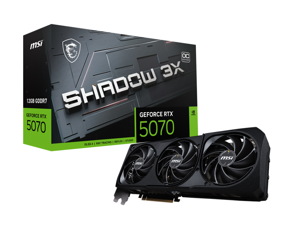 VGA MSI RTX 5070 SHADOW 3X OC 12GB