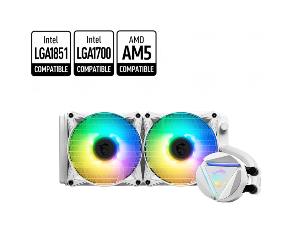 WATER COOLER MSI AIO MAG CORELIQUID 240R V2 WHITE