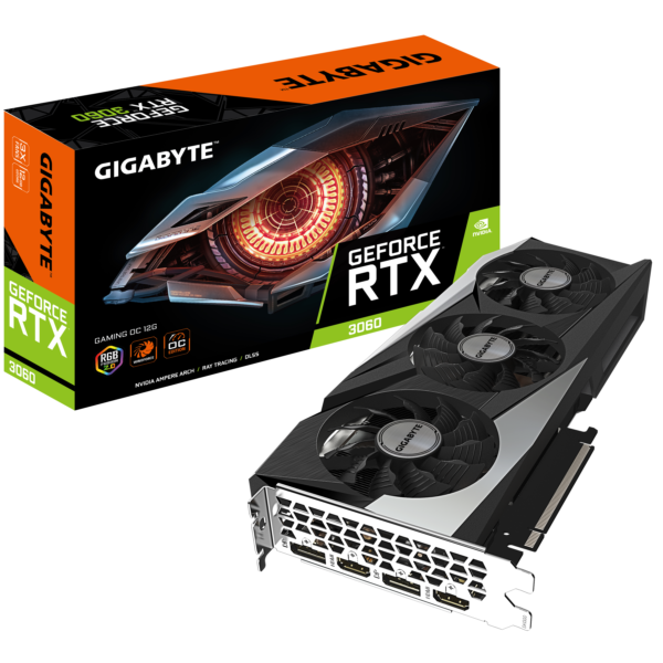 VGA GIGABYTE RTX 3060 GAMING OC 12GB GDRR6