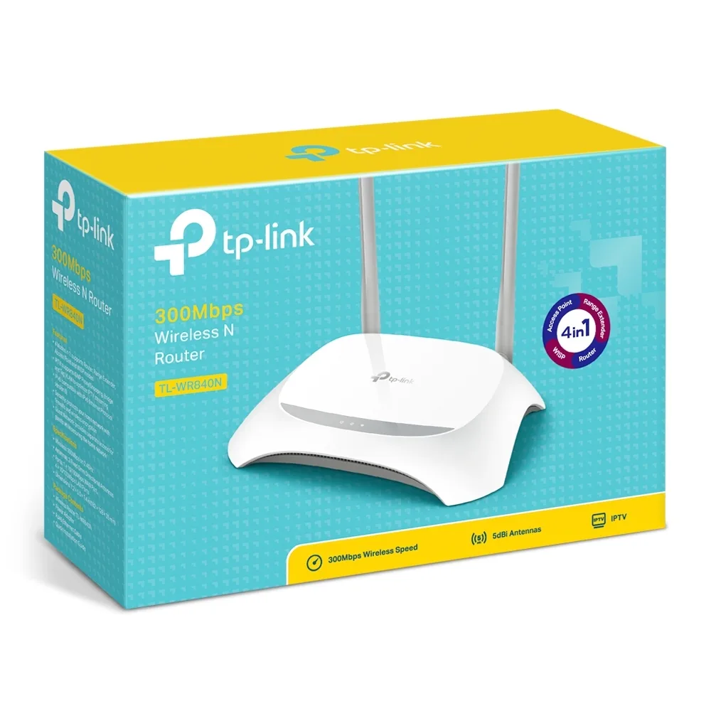 ROUTER WIFI TP-LINK TL-WR840N N 300MBPS 2 ANTENAS