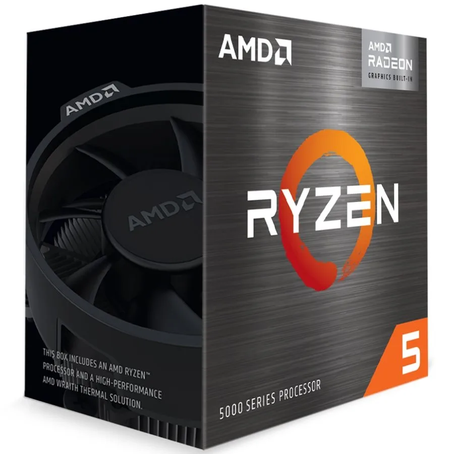CPU AMD (AM4) RYZEN 5 5600G 4.4GHZ C/VIDEO C/COOLER