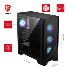 GABINETE MSI MAG FORGE 320R AIRFLOW