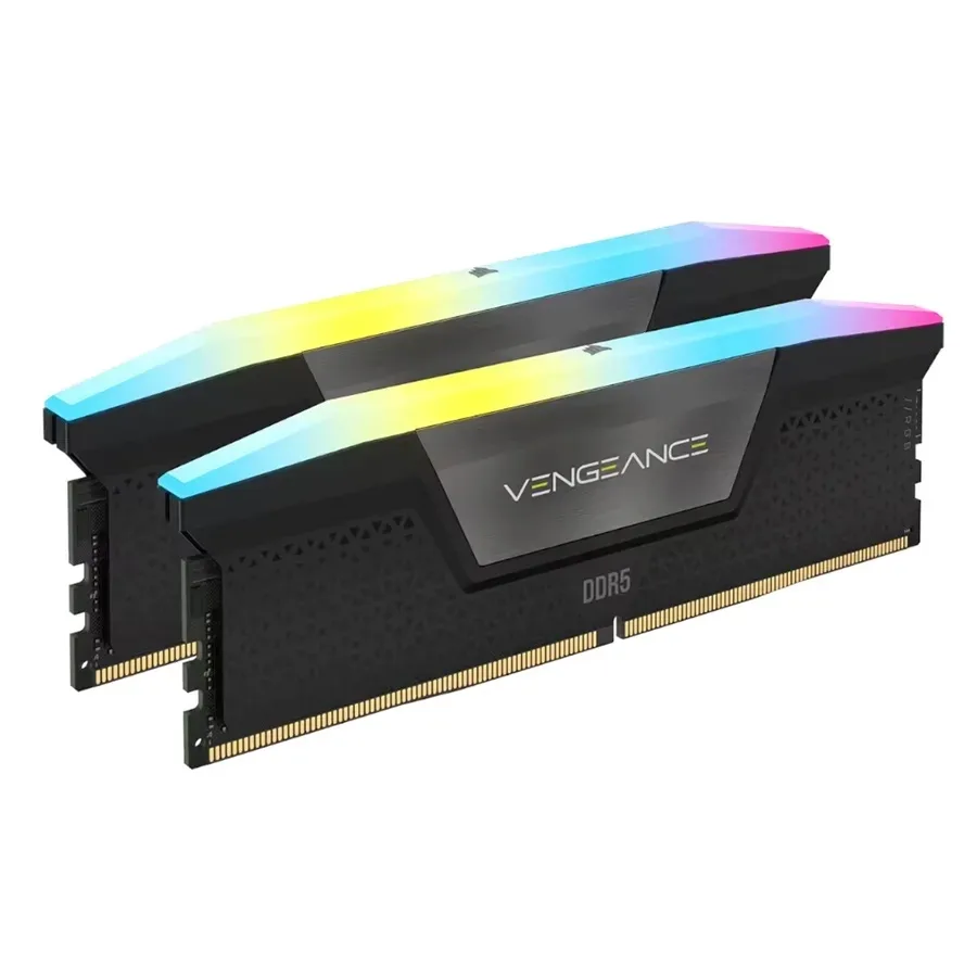 MEMORIA CORSAIR VENGEANCE DDR5 64GB (2X32GB) 5600 MHZ RGB BLACK CMH64GX5M2B5600C36