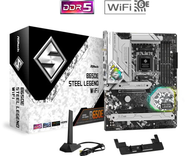 MOTHER-ASROCK-AM5-B650E-STEEL-LEGEND-WIFI