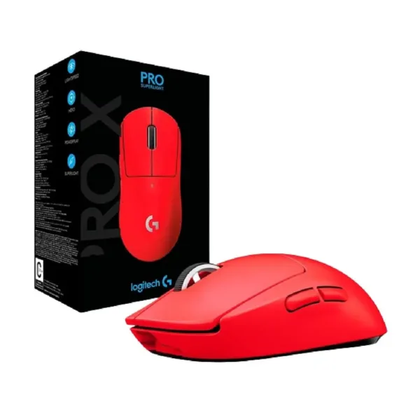 MOUSE LOGITECH G PRO X SUPERLIGHT RED