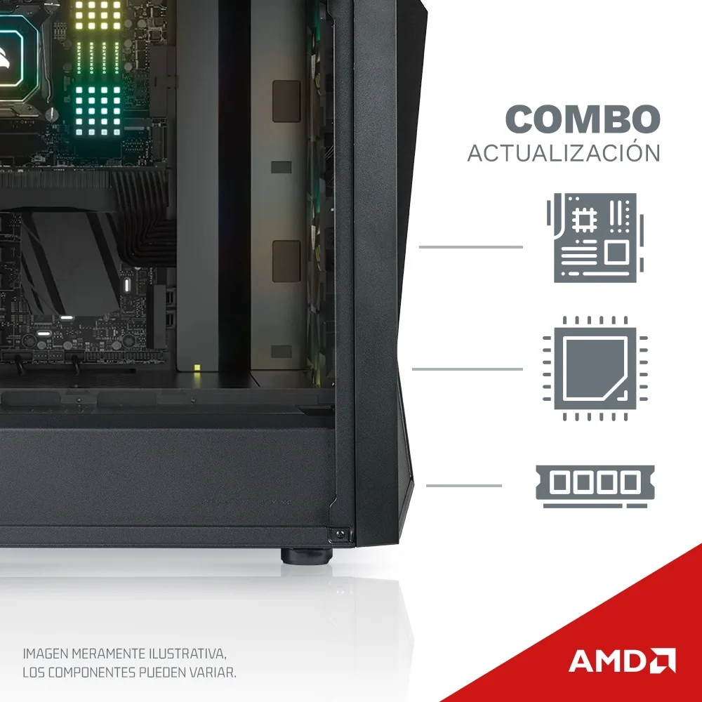 COMBO AMD ATHLON 3000G A520M-K 8GB 3200MHZ